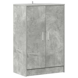 vidaXL Szafka na buty, szarość betonu, 60x35x92 cm