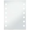 vidaXL Ścienne lustro łazienkowe z LED, 60 x 80 cm