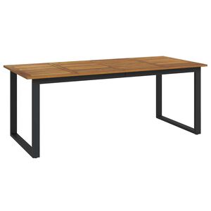 vidaXL St&oacute;ł ogrodowy z nogami w kształcie U, 200x90x75 cm, akacja