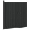 vidaXL Panel ogrodzeniowy WPC i aluminium Czarny