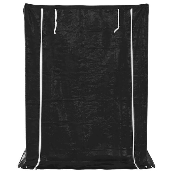 vidaXL Stojak na drewno opałowe z drutem stalowym, 150x100x200 cm