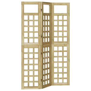 vidaXL Ekran prywatności Miodowy brąz 121 x 180 cm Lite drewno sosnowe