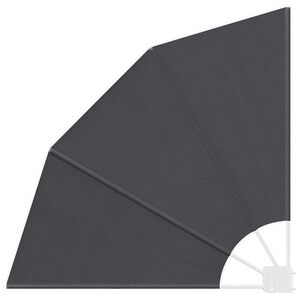 vidaXL Ekran Prywatności Balkonowej 115 x 115 cm Poliester antracytowy