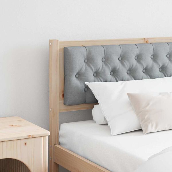 vidaXL Zagł&oacute;wek Inny Brązowy i jasnoszary 200 cm Lite drewno sosnowe