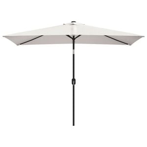 vidaXL Prostokątny parasol ogrodowy, biały, 200x300 cm