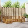 vidaXL Zestawy sof 6 pcs Naturalny Lite Drewno Akacji