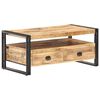 vidaXL Stolik kawowy, 100x55x45 cm, surowe drewno mango