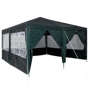 vidaXL Namiot Imprezowy Zielony 400 x 400 x 266 cm Polietylen