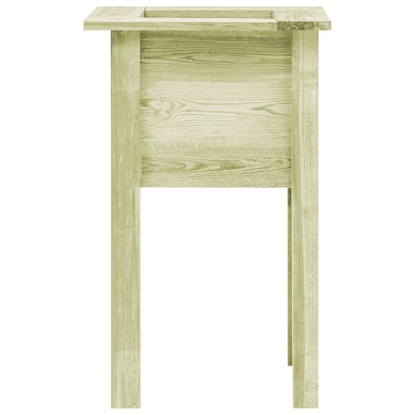 vidaXL Podniesiona donica na n&oacute;żkach 50x50x80 cm, impregnowana tarcica