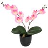 vidaXL Sztuczna Roślina Orchidei r&oacute;żowy 36 x 10 x 30 cm