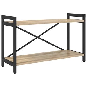 vidaXL P&oacute;łka na książki 80 x 30 x 50 cm Drewno inżynieryjne Dąb Sonoma