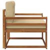 vidaXL Środkowa sofa ogrodowa Lite Drewno Akacji Naturalny