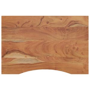 vidaXL Blat biurka, 80x60x2,5 cm, prostokątny, lite drewno akacjowe