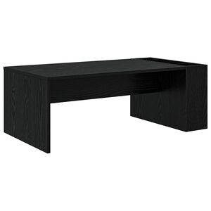 vidaXL Stolik kawowy Czarny Dąb 95 x 50 x 34 cm Drewno inżynieryjne