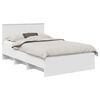 vidaXL Ramka ł&oacute;żka Biały 120 x 123 cm Materiał drewnopochodny