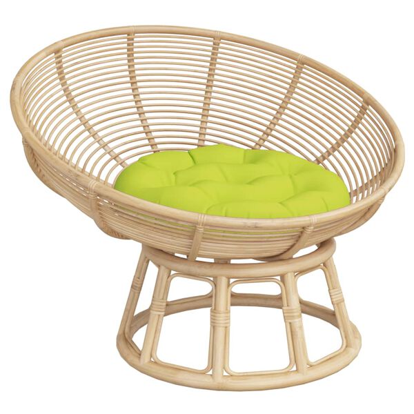 vidaXL Okrągła poduszka, jasnozielona, &Oslash; 60 x 11 cm, tkanina Oxford