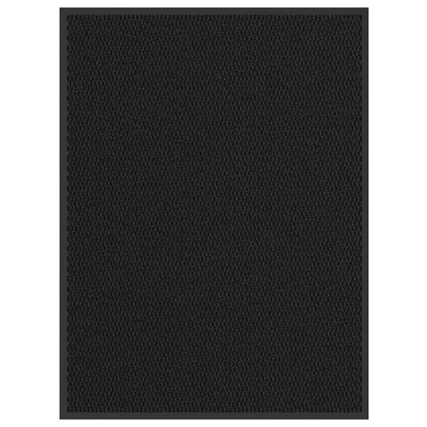 vidaXL Wycieraczka, czarna, 80 x 120 cm