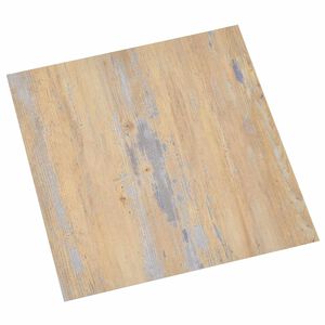 vidaXL Deski podłogowe Brązowy i szary 5,11 m&sup2; 55 szt. PVC