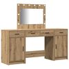 vidaXL Toaletka 3 szt. Brązowy 78,5 x 41 x 135 cm Drewno inżynieryjne