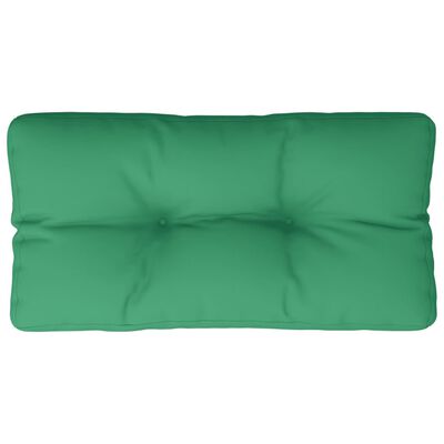 vidaXL Poduszka na paletę, zielona, 70x40x12 cm, tkanina