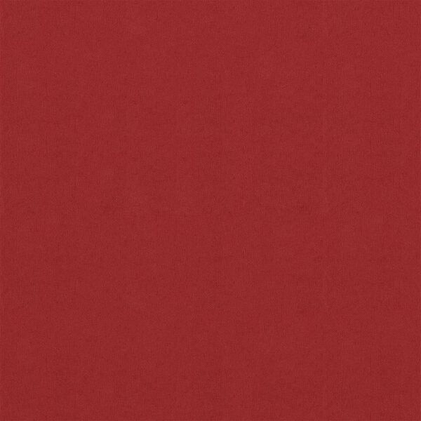 vidaXL Parawan balkonowy, czerwony, 90x600 cm, tkanina Oxford