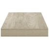 vidaXL P&oacute;łki ścienne, 4 szt., kolor dębowy, 50x23x3,8 cm, MDF