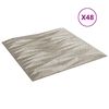 vidaXL Panele ścienne 48 pcs Beton kamienny 50 x 50 cm Pianka XPS