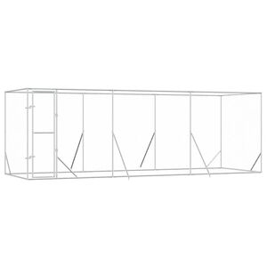 vidaXL Kojec zewnętrzny dla psa, 6x2x2 m, stal galwanizowana