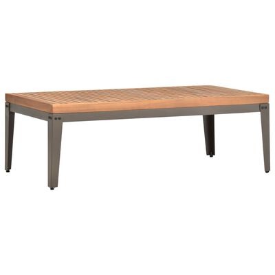 vidaXL Ogrodowy stolik kawowy, 110x55x36 cm, lite drewno akacjowe