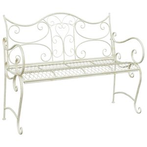 vidaXL Ławka ogrodowa 2-Liczba miejsc 114 x 56,5 x 90 cm Stal