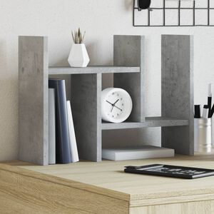 vidaXL Organizer na biurko, szarość betonu, 34,5x15,5x35,5 cm