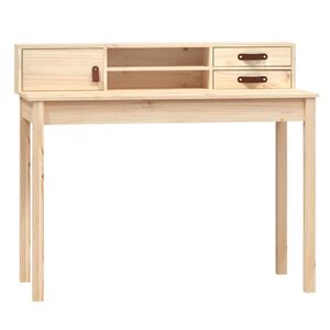 vidaXL Biurko 110x50x93 cm Drewno lite sosnowe