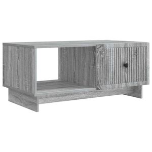 vidaXL Stolik kawowy Szary Sonoma 90 x 50 x 40 cm Drewno inżynieryjne