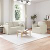 vidaXL Sofa 2 pcs Kremowy