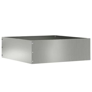 vidaXL Krawężnik do trawnika 40 x 40 x 13 cm Stal ocynkowana srebrny