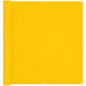 vidaXL Ekran balkonowy Ż&oacute;łty 110 x 800 cm Materiał Oxford