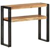 vidaXL Stolik typu konsola, 90 x 30 x 75 cm, lite drewno akacjowe
