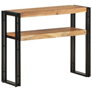 vidaXL Stolik typu konsola, 90 x 30 x 75 cm, lite drewno akacjowe