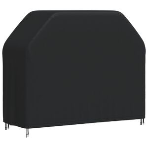 vidaXL Pokrowiec na grilla, 147x61x112 cm, czarny, tkanina Oxford 420D
