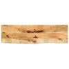 vidaXL Blat stołu, 120x30x3,8 cm, naturalna krawędź, drewno mango