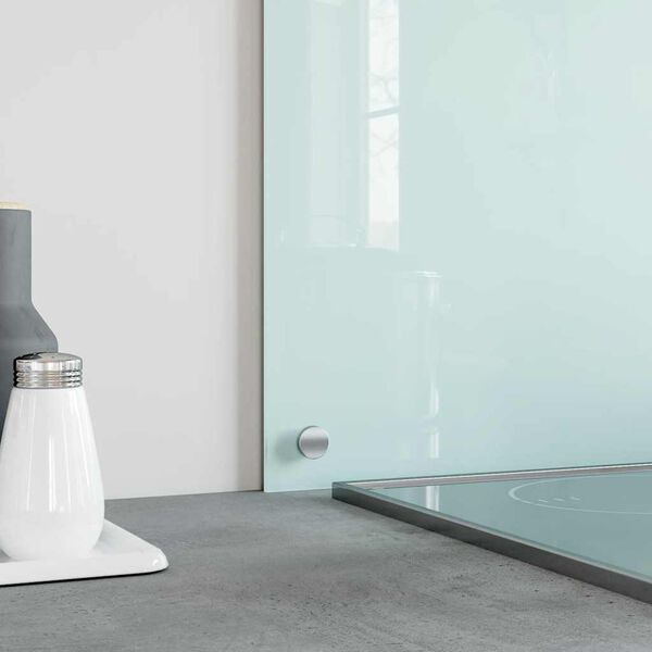 vidaXL Panel ochronny do kuchni, mleczny, 80x60 cm, szkło hartowane