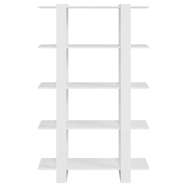 vidaXL Regał na książki/przegroda, biały, 100x30x160 cm
