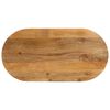 vidaXL Blat stołu, 120x60x2,5 cm, owalny, lite drewno mango