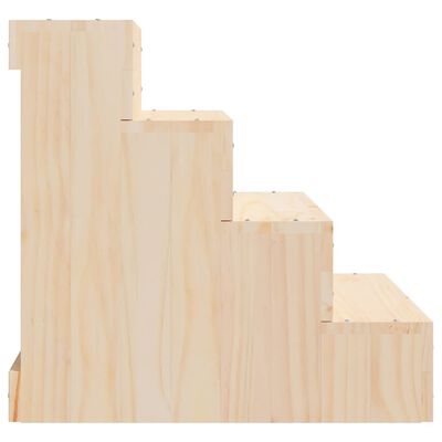 vidaXL Schody dla zwierząt, 40x49x47 cm, lite drewno sosnowe