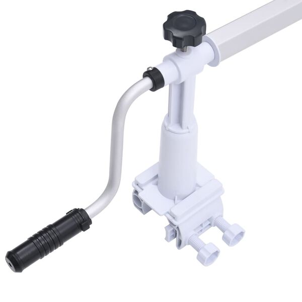 vidaXL Zwijacz plandeki basenowej, z plastikową podstawą