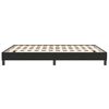 vidaXL Łóżko Box Spring bez materaca Czarne 140x210 cm Aksamit