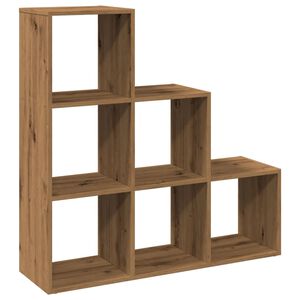 vidaXL Regał przegroda,&nbsp;3 poziomy,&nbsp;dąb artisan, 99x29x99 cm
