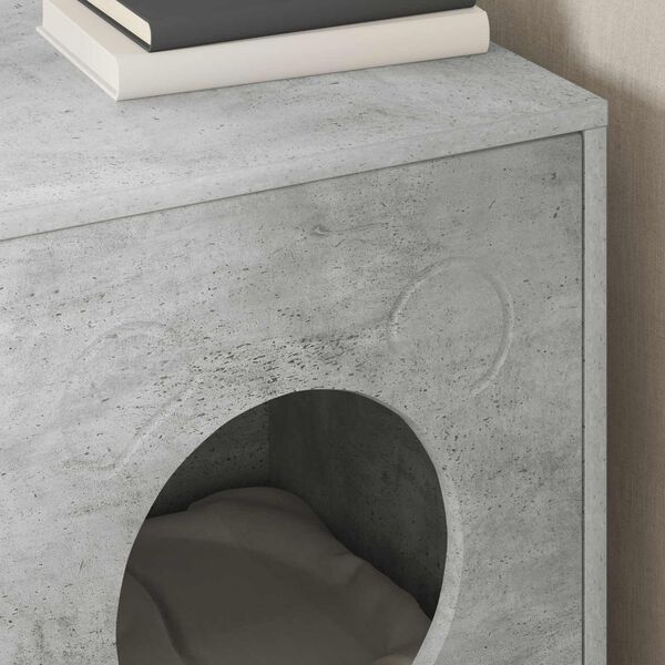 vidaXL Koty Dom Betonowy 42,5 x 40 x 53 cm Materiał drewnopochodny