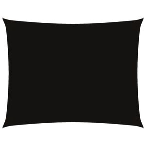 vidaXL Prostokątny żagiel ogrodowy, tkanina Oxford, 4x5 m, czarny