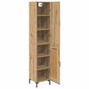 vidaXL Highboard Dąb rzemieślniczy 69,5 x 34 x 180 cm